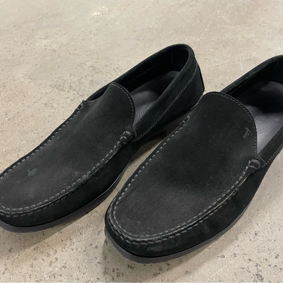 Tods Mens Suede Loafers - Picture 2 of 11